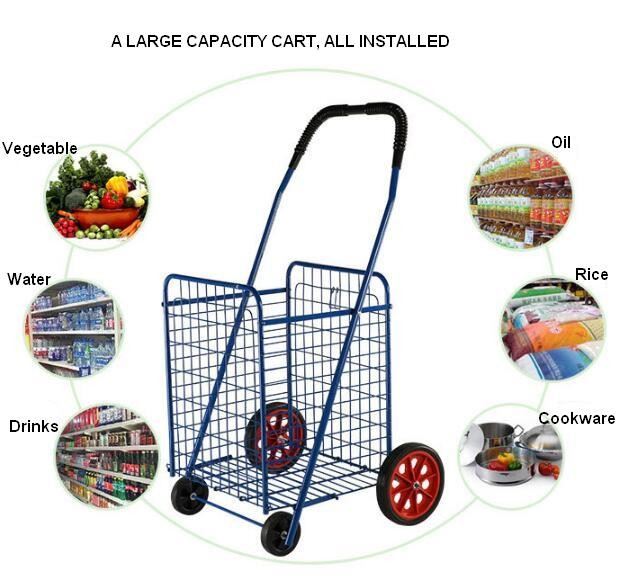 Heavy Duty Folding Shopping Cart